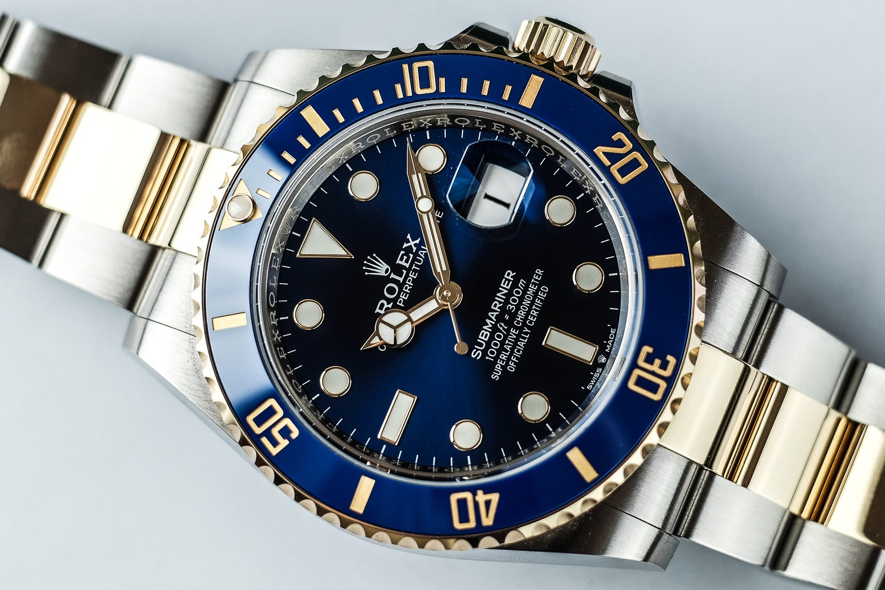 2022 Bi Metal Rolex Submariner Bluesy 41mm Shwen Design