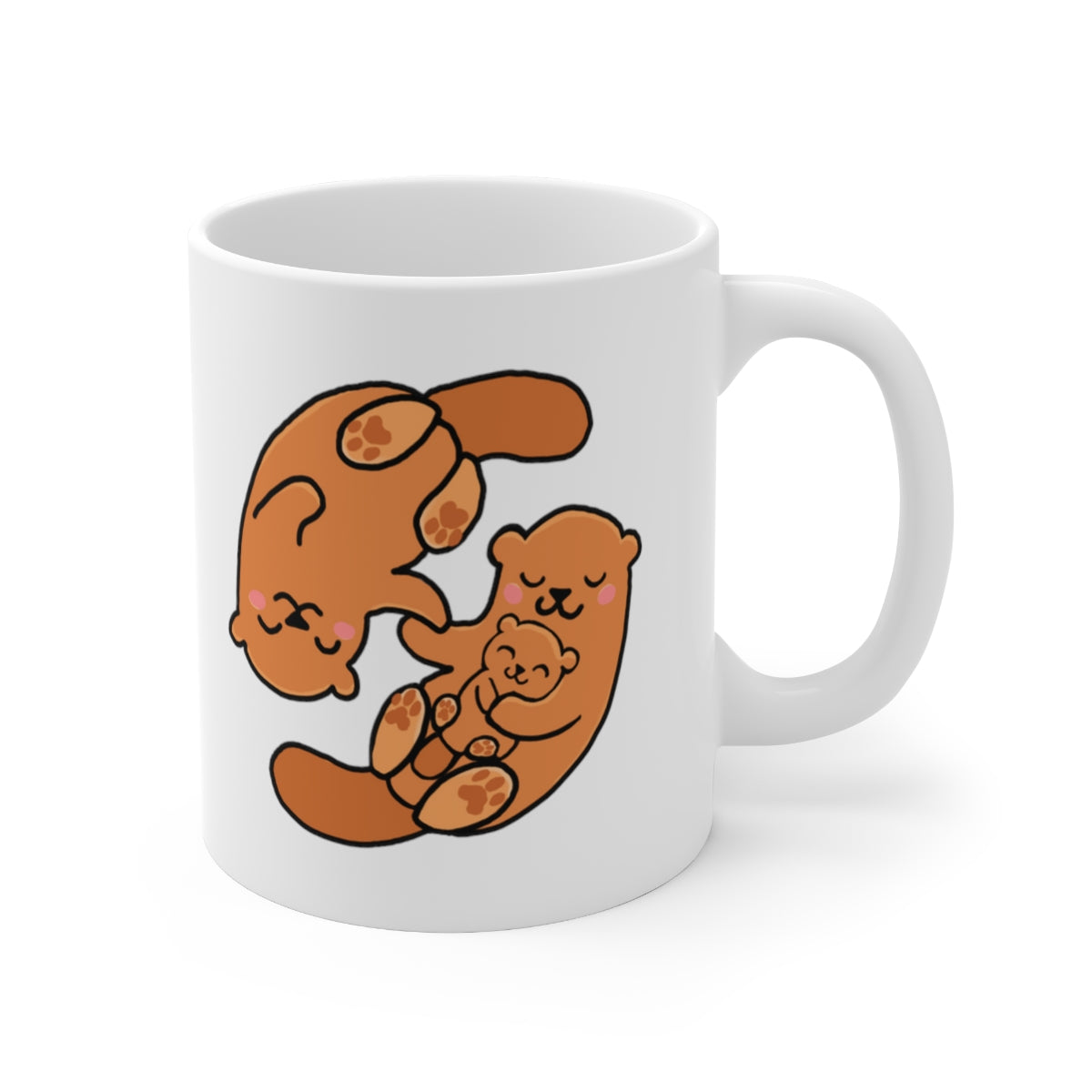 Otter Family 11oz Mug