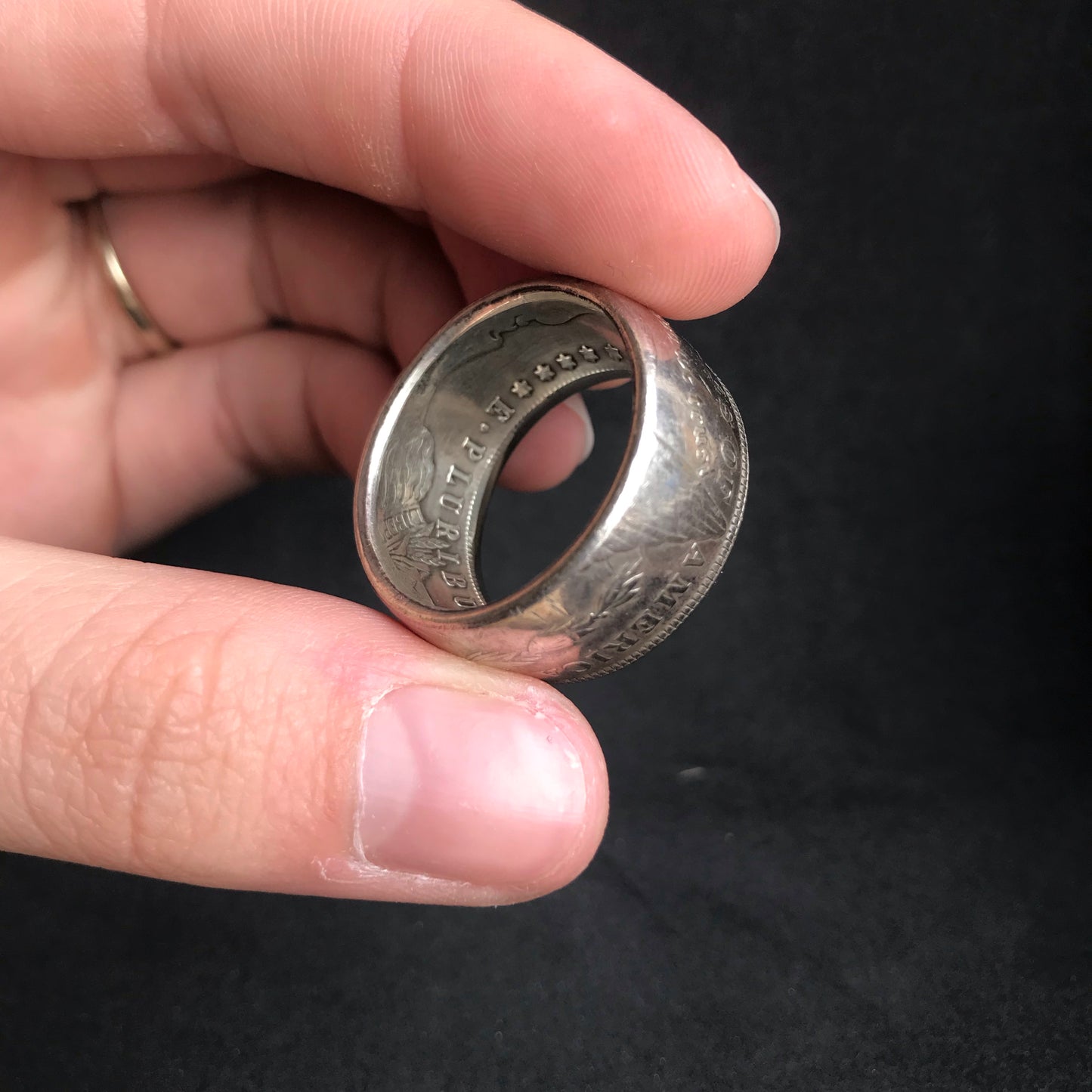 Coin Ring | 1889 Morgan Silver Dollar | UK Size W