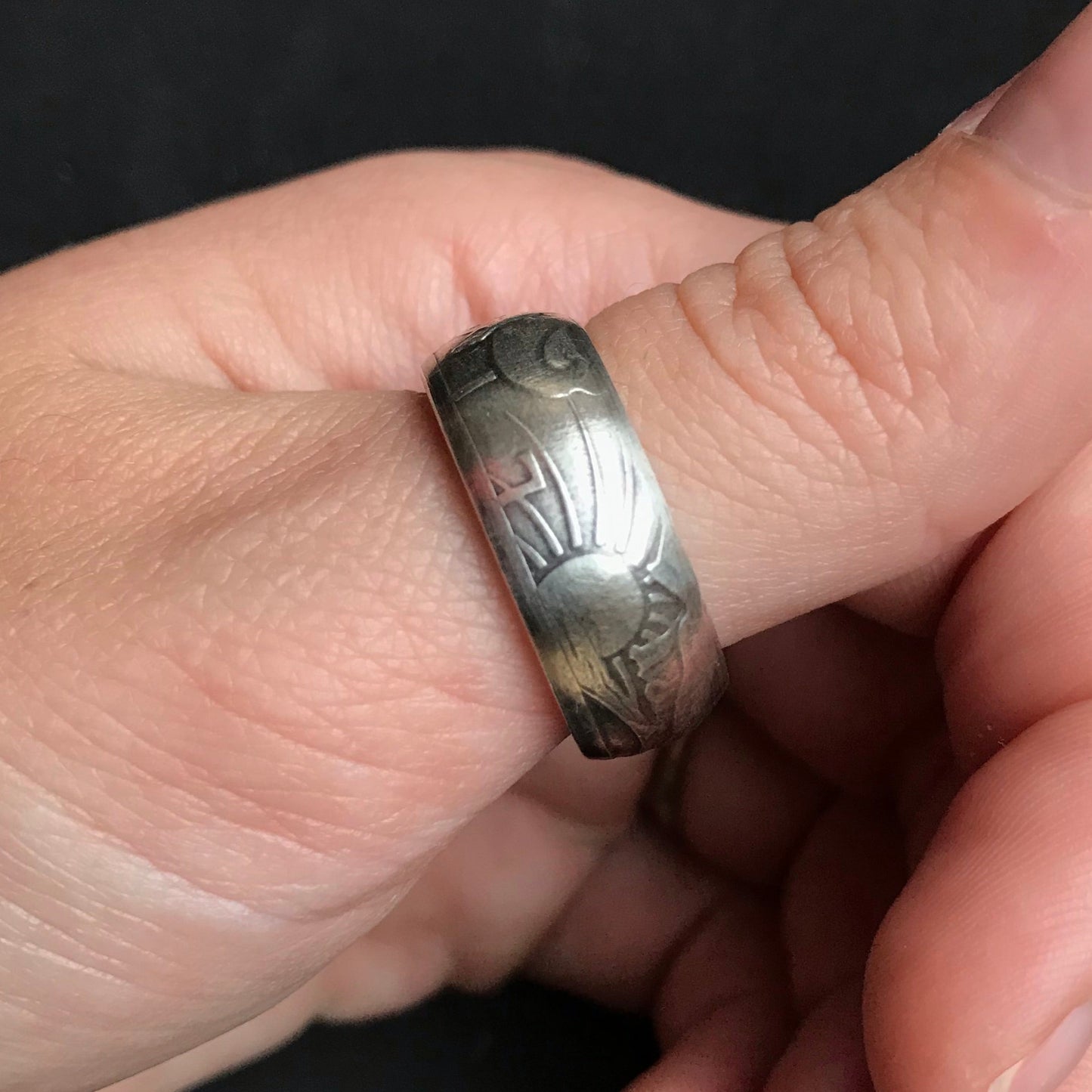 Coin Ring | American Silver Half Ounce | UK Size R